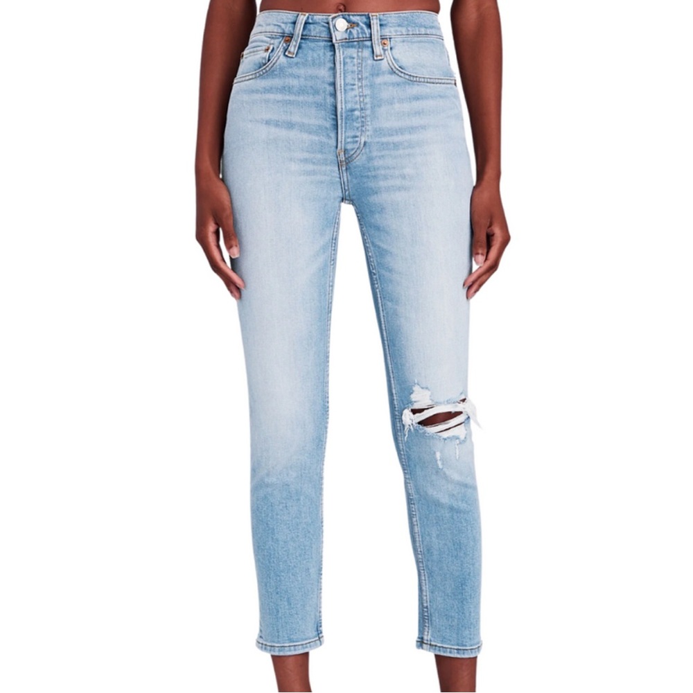 Re/DONE 90s High Rise Ankle Crop